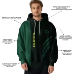 oregon ducks monogram pattern green hoodie best selling