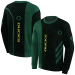 oregon ducks monogram pattern green hoodie best selling