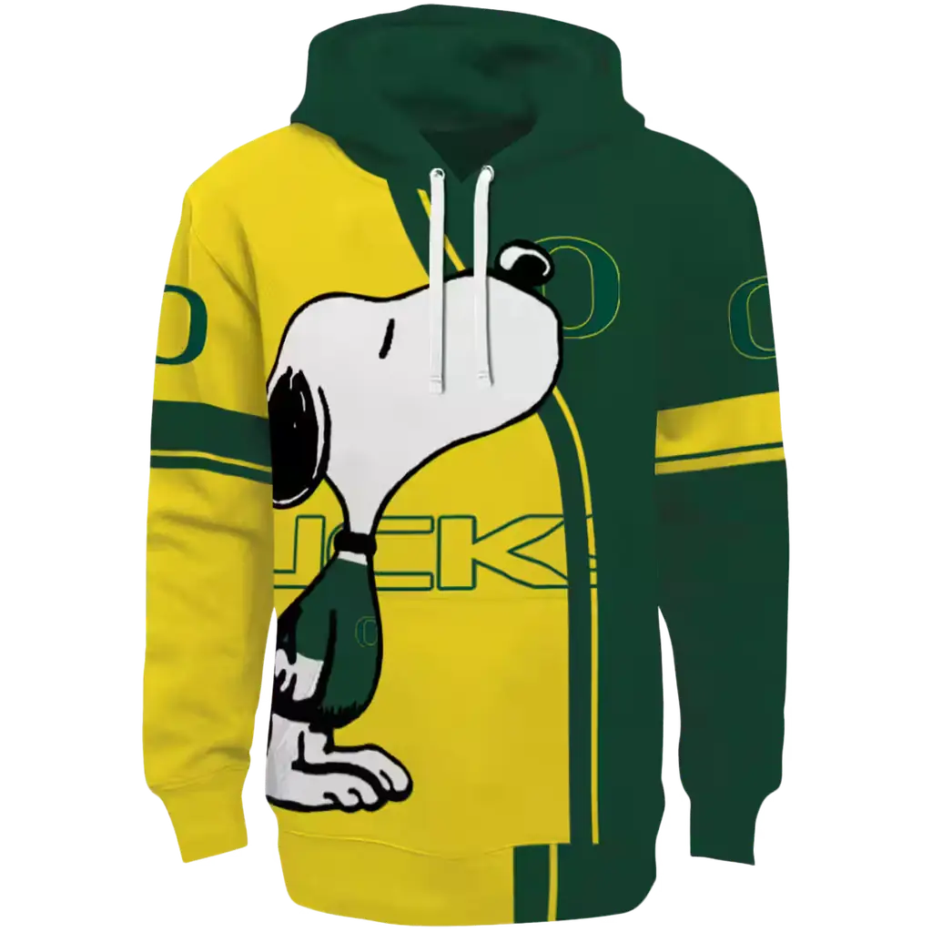 oregon ducks playful snoopy green hoodie best selling oregon ducks playful snoopy green hoodie best selling
