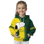 oregon ducks playful snoopy green hoodie best selling