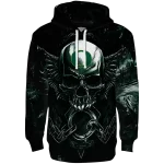 oregon ducks skull artwork green black hoodie best selling