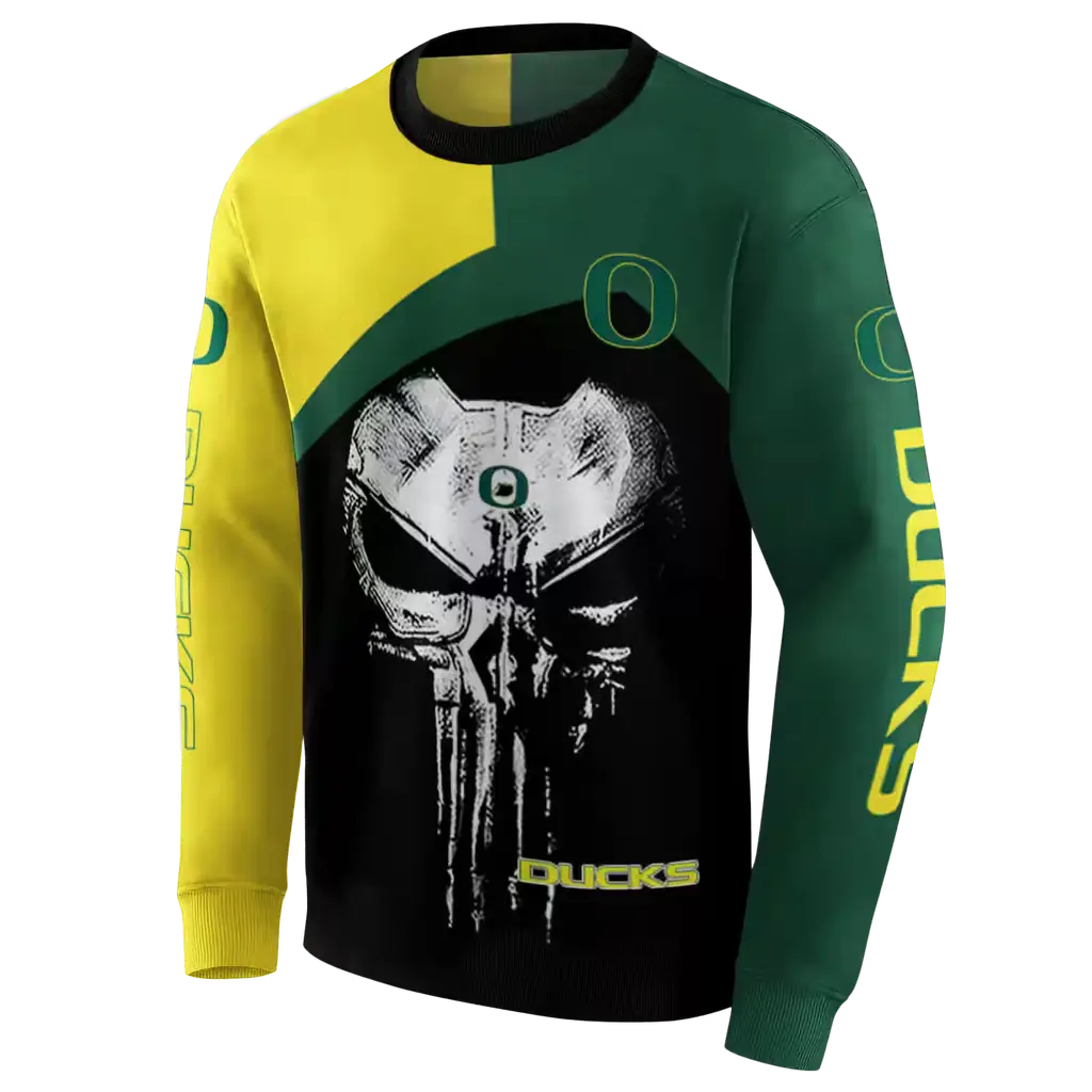 oregon ducks skull punisher yellow black hoodie new arrival oregon ducks skull punisher yellow black hoodie new arrival