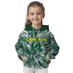 oregon ducks tie dye pattern green hoodie best selling