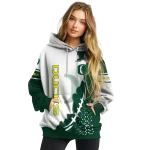 oregon ducks triangular pattern green white hoodie best selling