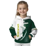 oregon ducks triangular pattern green white hoodie best selling