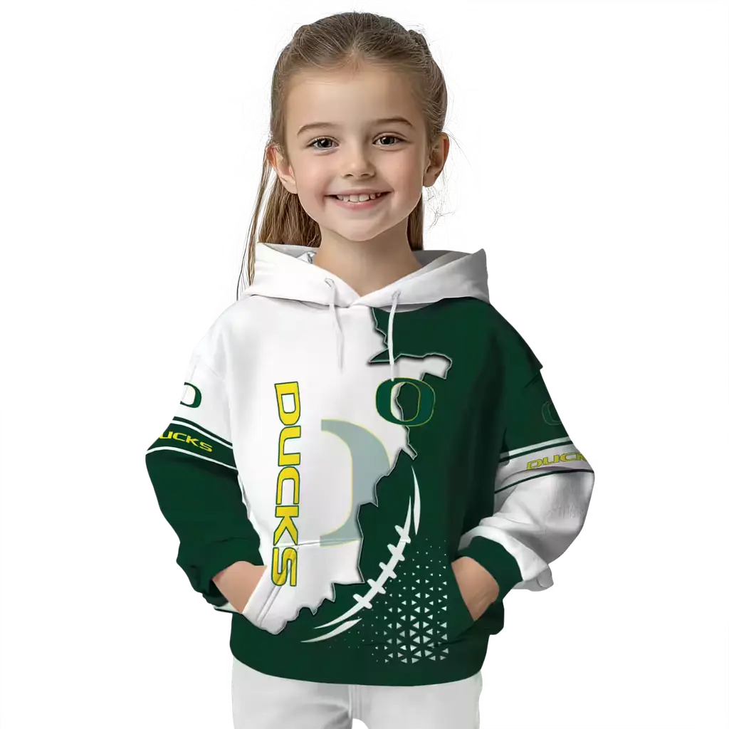 oregon ducks triangular pattern green white hoodie top rated oregon ducks triangular pattern green white hoodie top rated