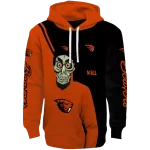 oregon state beavers achmed skull orange hoodie best selling