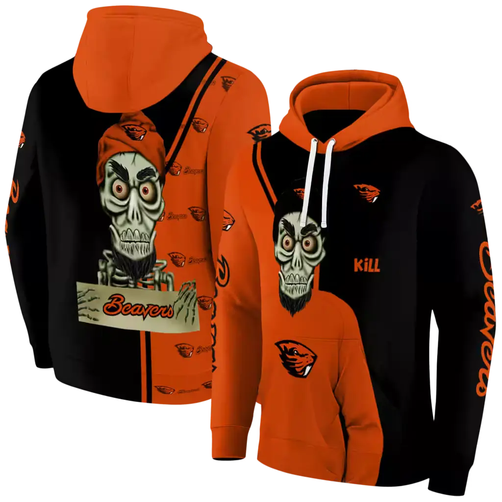 oregon state beavers achmed skull orange hoodie fashion forward oregon state beavers achmed skull orange hoodie fashion forward