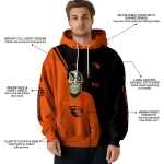 oregon state beavers achmed skull orange hoodie best selling