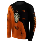 oregon state beavers achmed skull orange hoodie best selling
