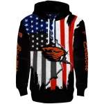 oregon state beavers american pride black hoodie best selling