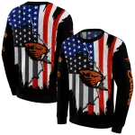 oregon state beavers american pride black hoodie best selling