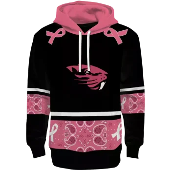 oregon state beavers awareness ribbon black pink hoodie best selling