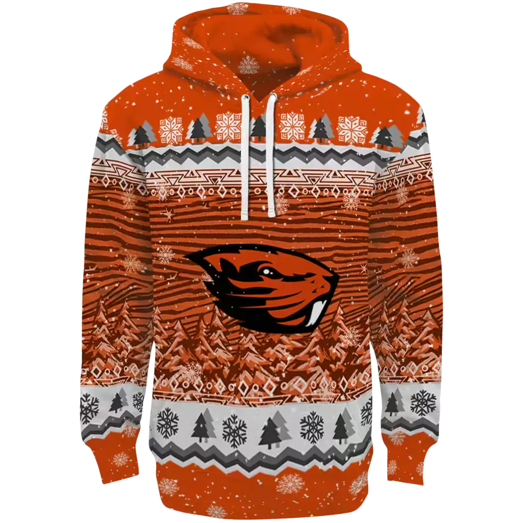 oregon state beavers christmas trees orange hoodie best selling oregon state beavers christmas trees orange hoodie best selling