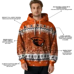 oregon state beavers christmas trees orange hoodie best selling