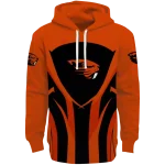 oregon state beavers concentric lines orange black hoodie best selling