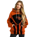 oregon state beavers concentric lines orange black hoodie best selling