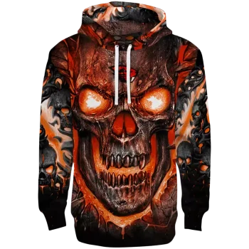 oregon state beavers demonic skull orange black hoodie best selling
