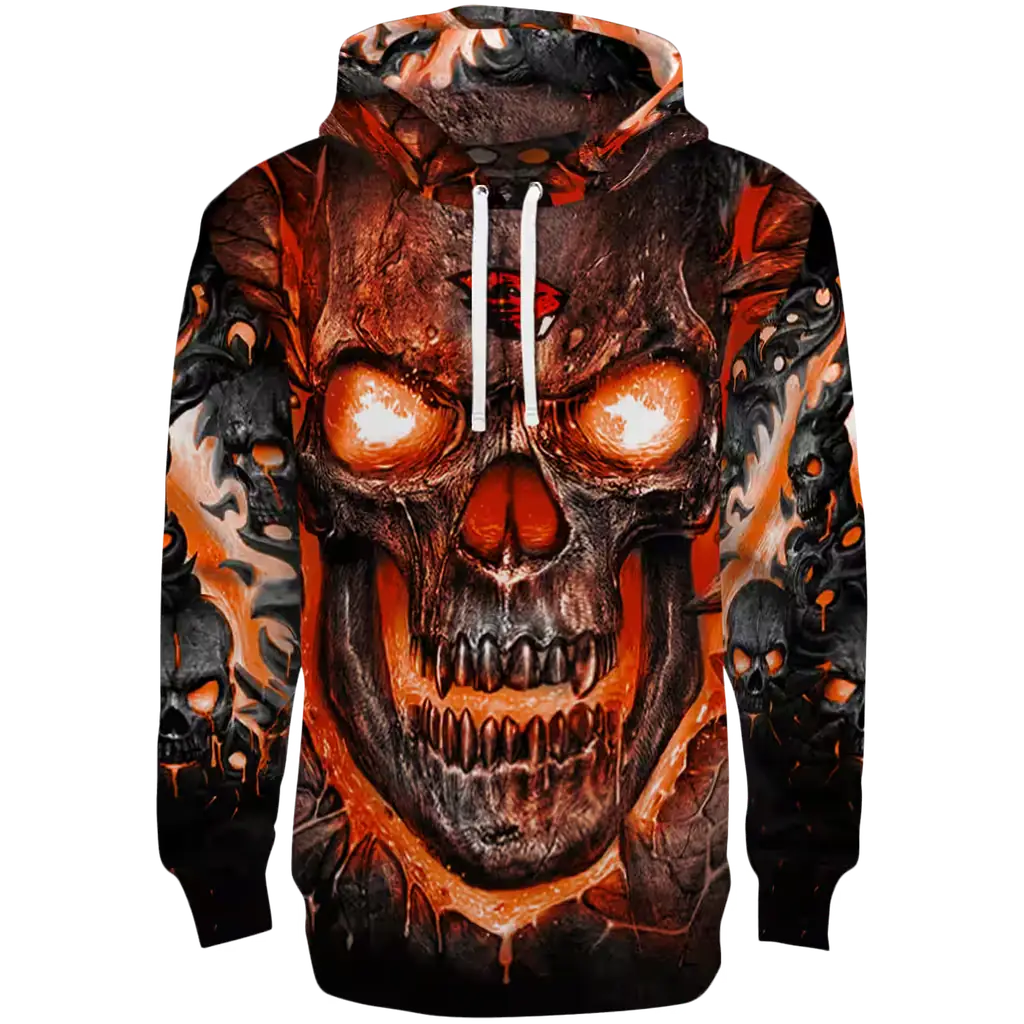 oregon state beavers demonic skull orange black hoodie best selling oregon state beavers demonic skull orange black hoodie best selling