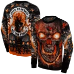 oregon state beavers demonic skull orange black hoodie best selling