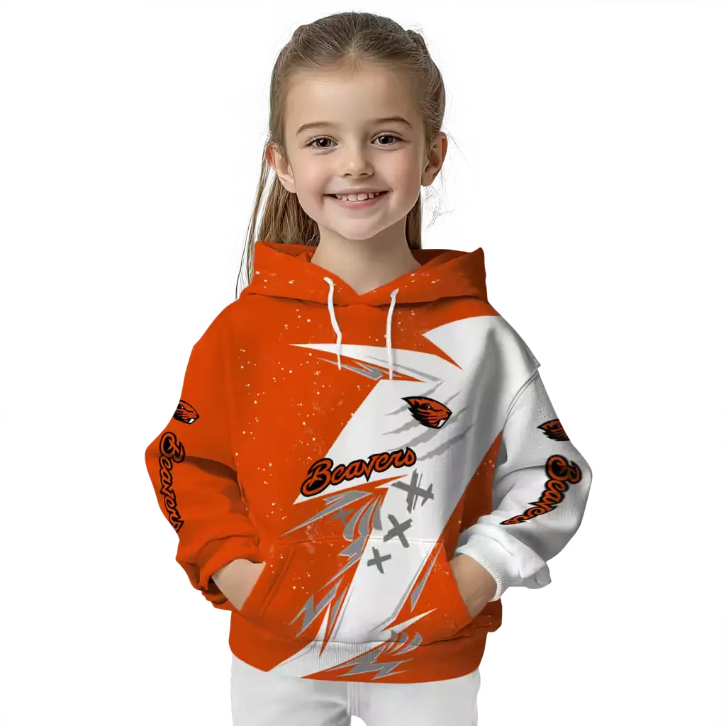 oregon state beavers dynamic slash orange white hoodie top rated oregon state beavers dynamic slash orange white hoodie top rated