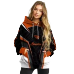 oregon state beavers futuristic pattern orange black hoodie best selling