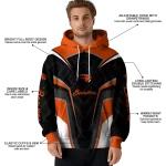 oregon state beavers futuristic pattern orange black hoodie best selling