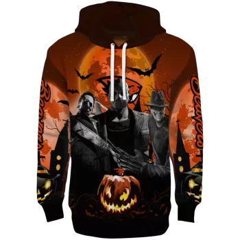 oregon state beavers halloween vibes orange black hoodie best selling