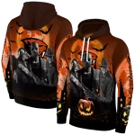 oregon state beavers halloween vibes orange black hoodie best selling