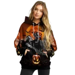 oregon state beavers halloween vibes orange black hoodie best selling