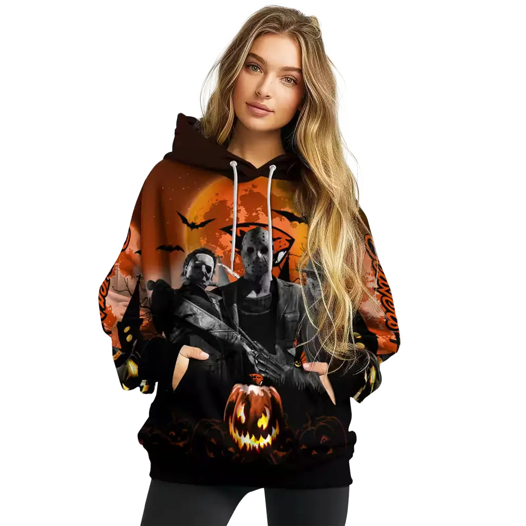 oregon state beavers halloween vibes orange black hoodie high quality oregon state beavers halloween vibes orange black hoodie high quality