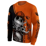 oregon state beavers jack skellington orange hoodie best selling