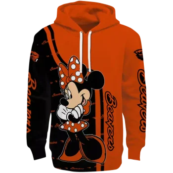 oregon state beavers minnie mouse orange hoodie best selling