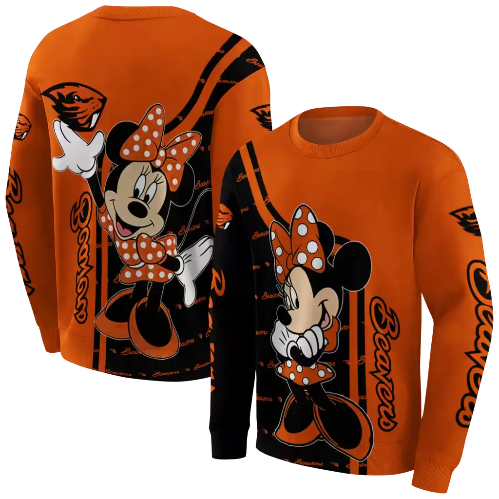 oregon state beavers minnie mouse orange hoodie premium grade oregon state beavers minnie mouse orange hoodie premium grade