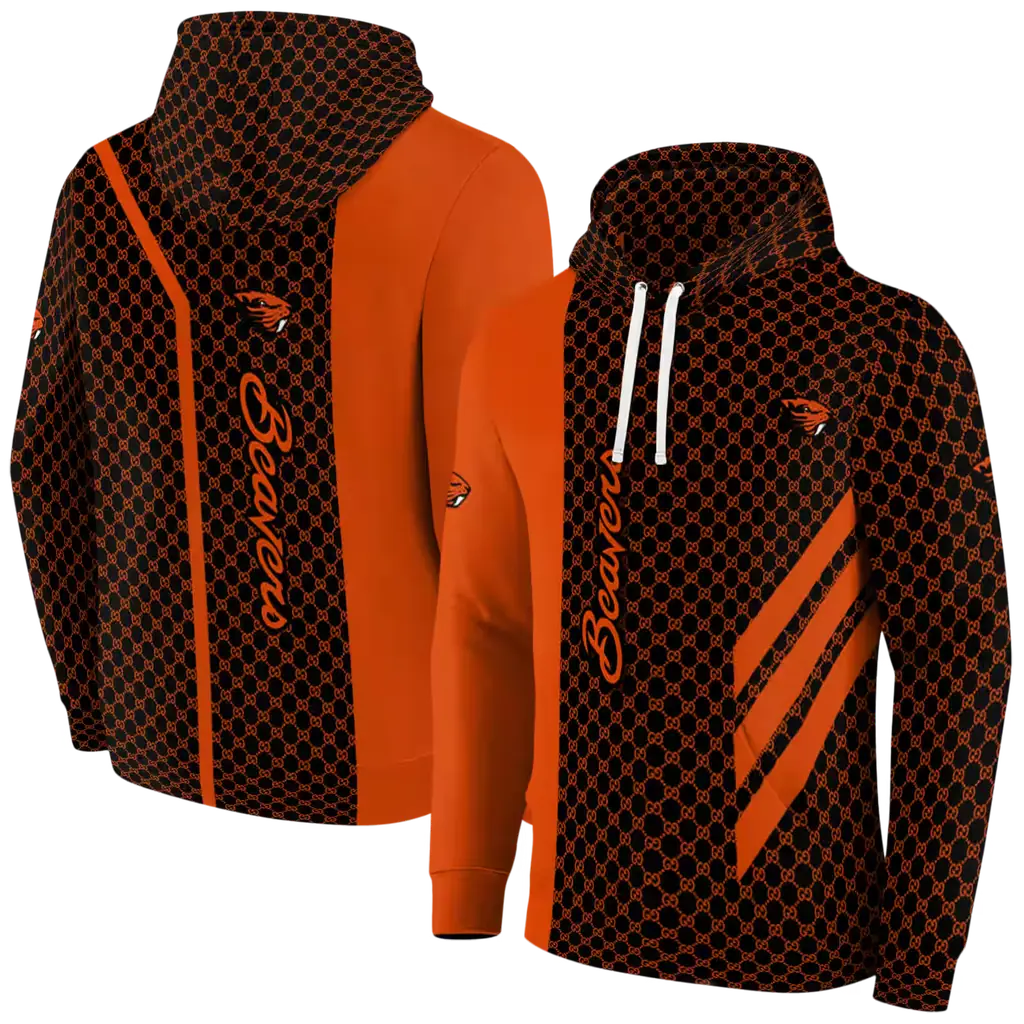 oregon state beavers monogram pattern orange hoodie fashion forward oregon state beavers monogram pattern orange hoodie fashion forward