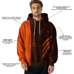 oregon state beavers monogram pattern orange hoodie best selling