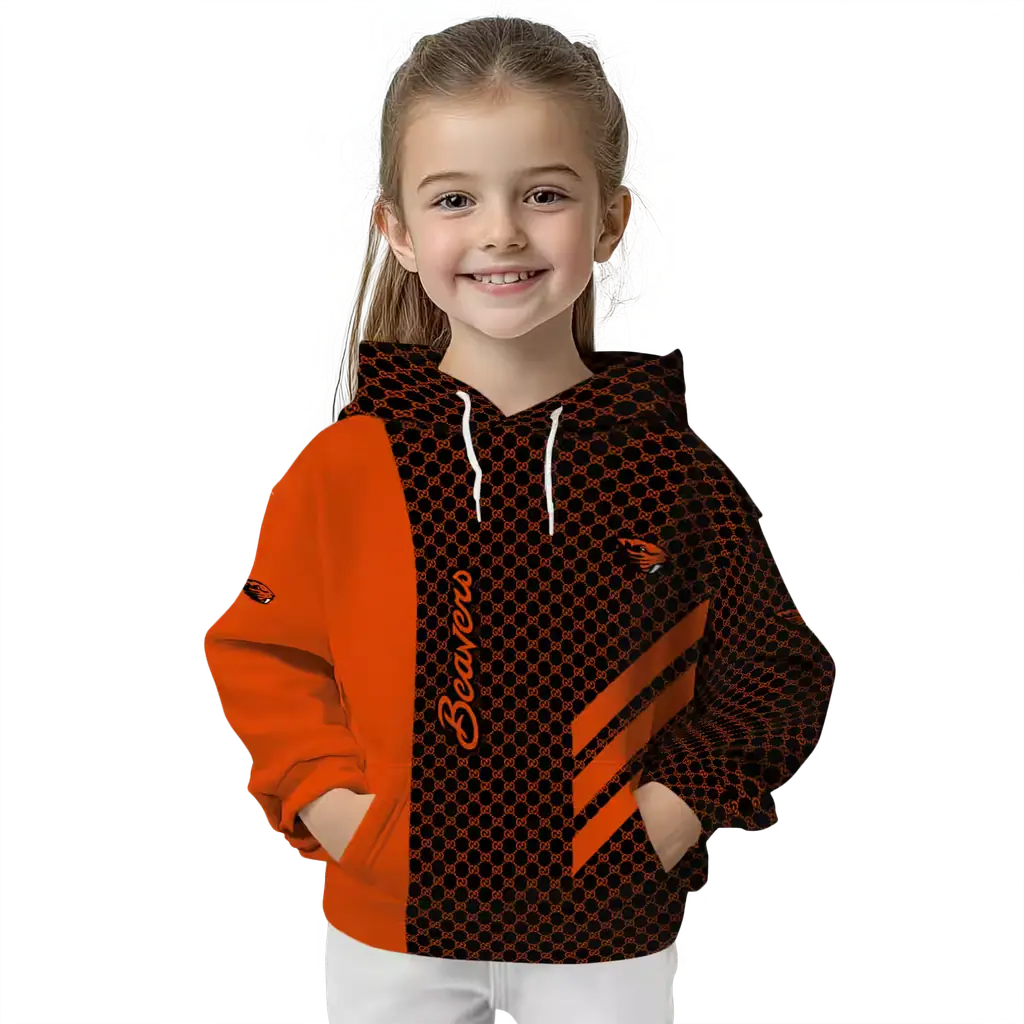 oregon state beavers monogram pattern orange hoodie top rated oregon state beavers monogram pattern orange hoodie top rated