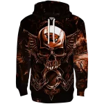oregon state beavers skull artwork orange black hoodie best selling