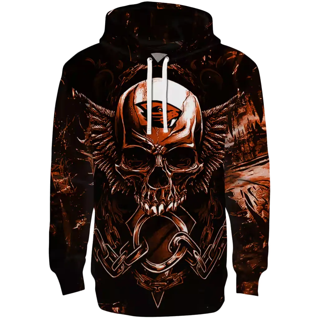 oregon state beavers skull artwork orange black hoodie best selling oregon state beavers skull artwork orange black hoodie best selling