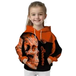 oregon state beavers skull motif orange black hoodie best selling