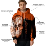 oregon state beavers sugar skull orange black hoodie best selling