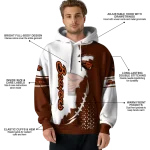 oregon state beavers triangular pattern orange white hoodie best selling