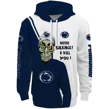 penn state nittany lions achmed skull blue hoodie best selling