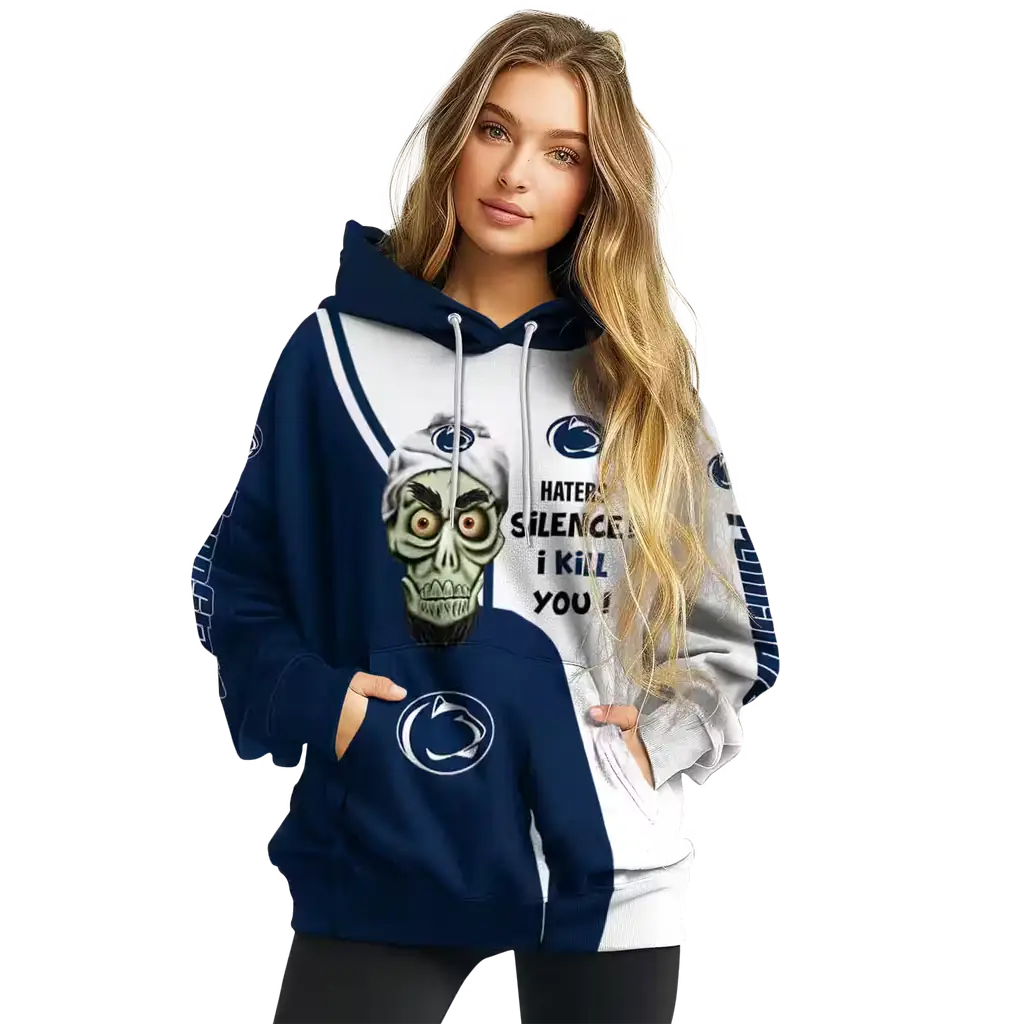penn state nittany lions achmed skull blue hoodie high quality penn state nittany lions achmed skull blue hoodie high quality