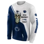 penn state nittany lions achmed skull blue hoodie best selling