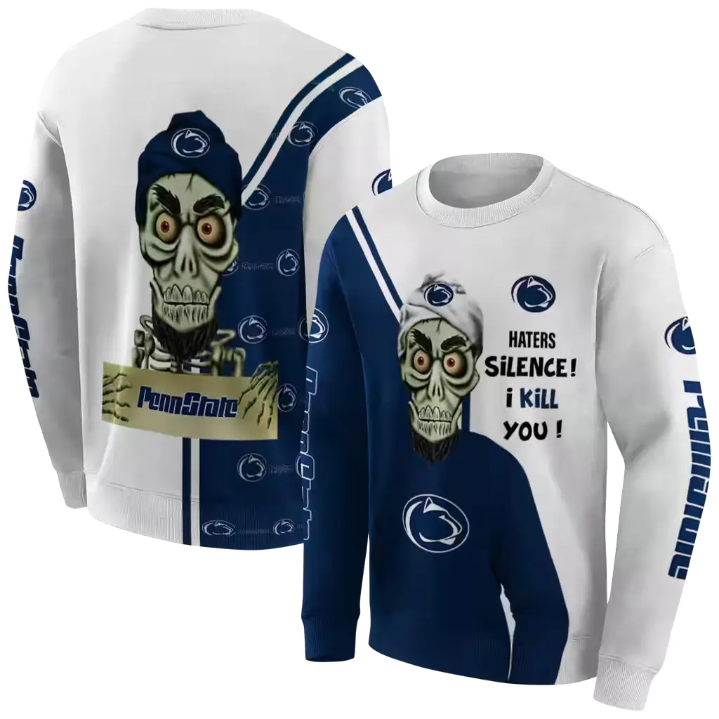 penn state nittany lions achmed skull blue hoodie premium grade penn state nittany lions achmed skull blue hoodie premium grade