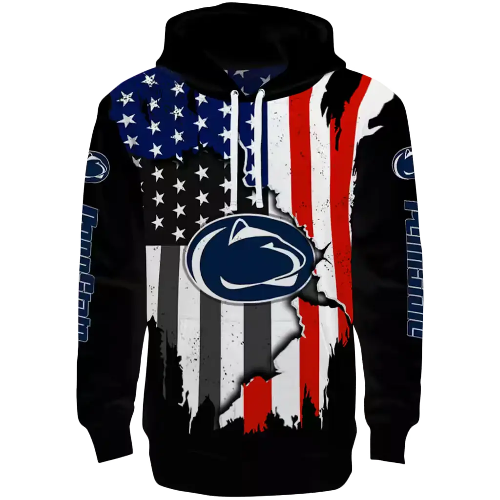 penn state nittany lions american pride black hoodie best selling penn state nittany lions american pride black hoodie best selling