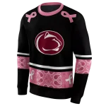 penn state nittany lions awareness ribbon black pink hoodie best selling