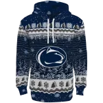 penn state nittany lions christmas trees blue hoodie best selling