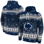 penn state nittany lions christmas trees blue hoodie best selling